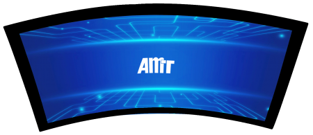 Curved LCD Optical Bonding