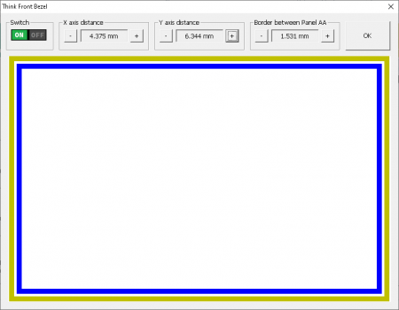 PCIUtility 厚邊框設定